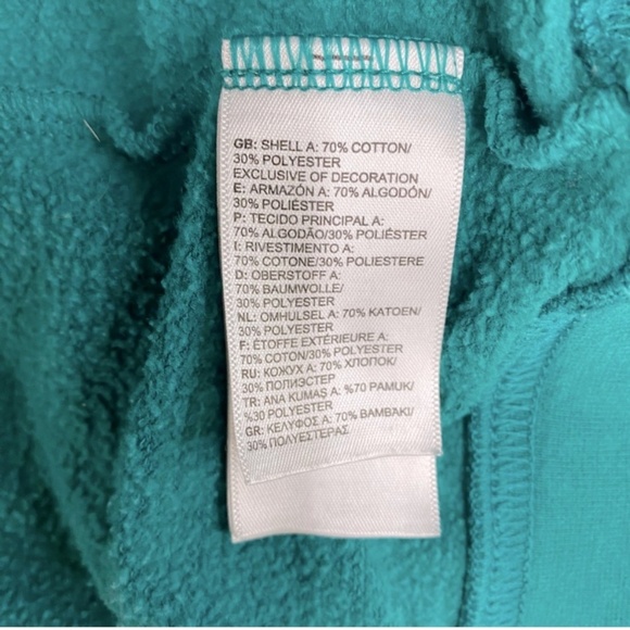 The North Face Teal Pullover Never Stop Exploring Hoodie L - Picture 4 of 15